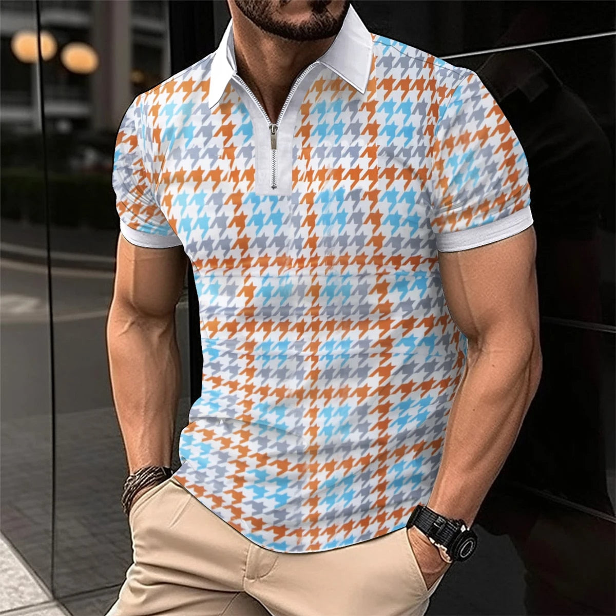 Kyro - Herren Atmungsaktives Kurzarm-Poloshirt