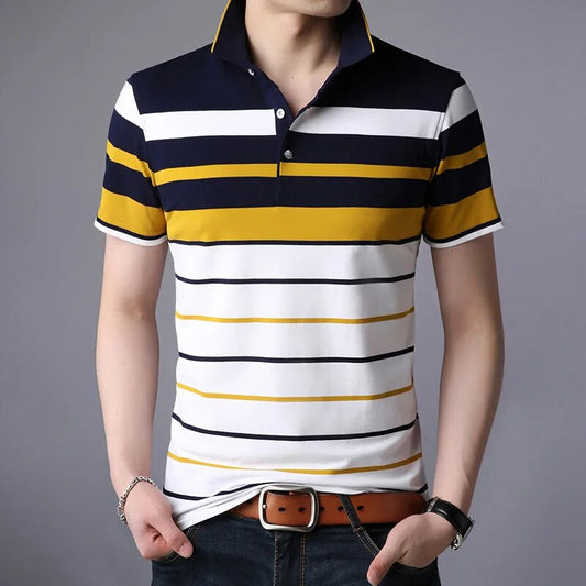 Lukas - Herren Gestreiftes Polo