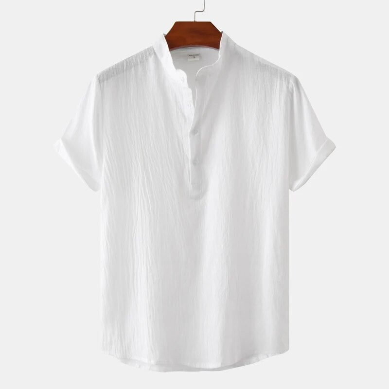 Gero - Herren Freizeit Polo mit Stehkragen