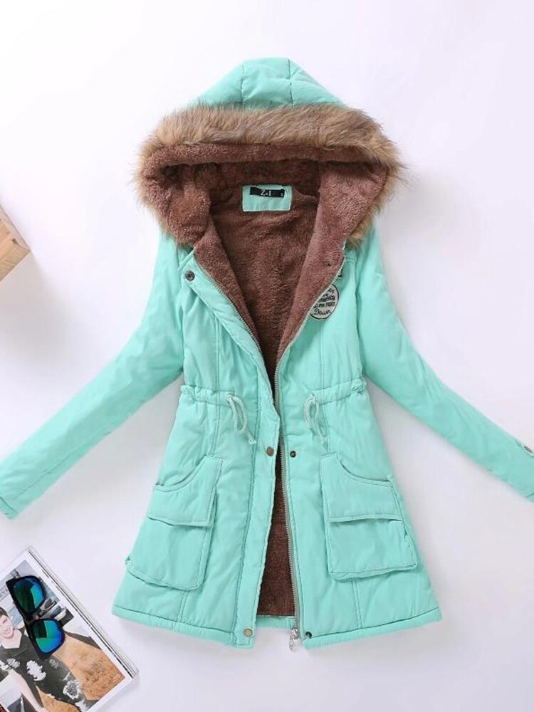 Carina - Damen-Fleece-Winterjacke