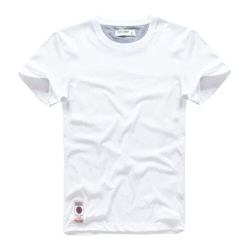 Szymon - Klassisches Einfarbiges T-Shirt