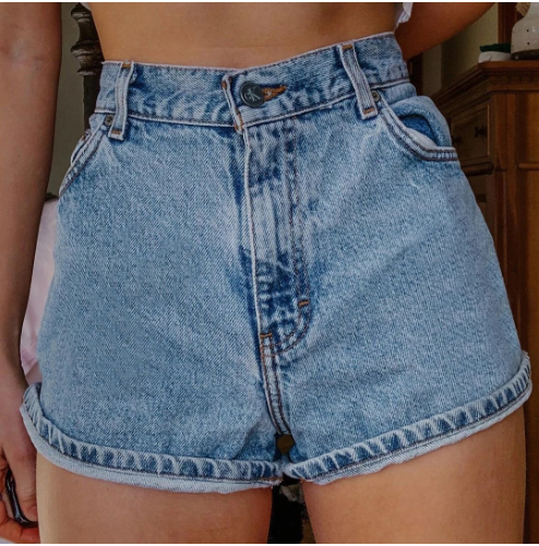 Monika - Frauen Denim Shorts