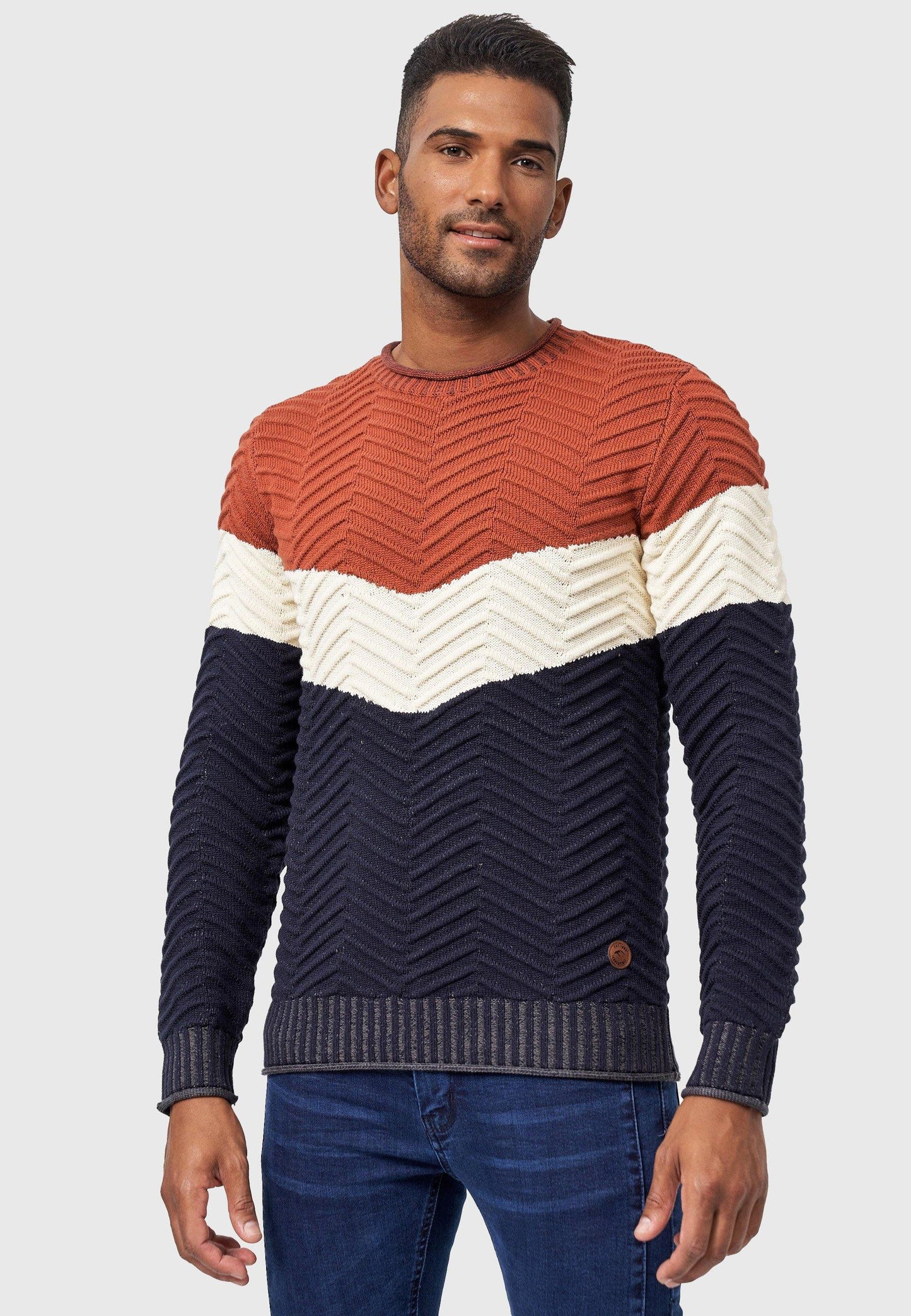 Damien - Vielseitiger Herren Strickpullover
