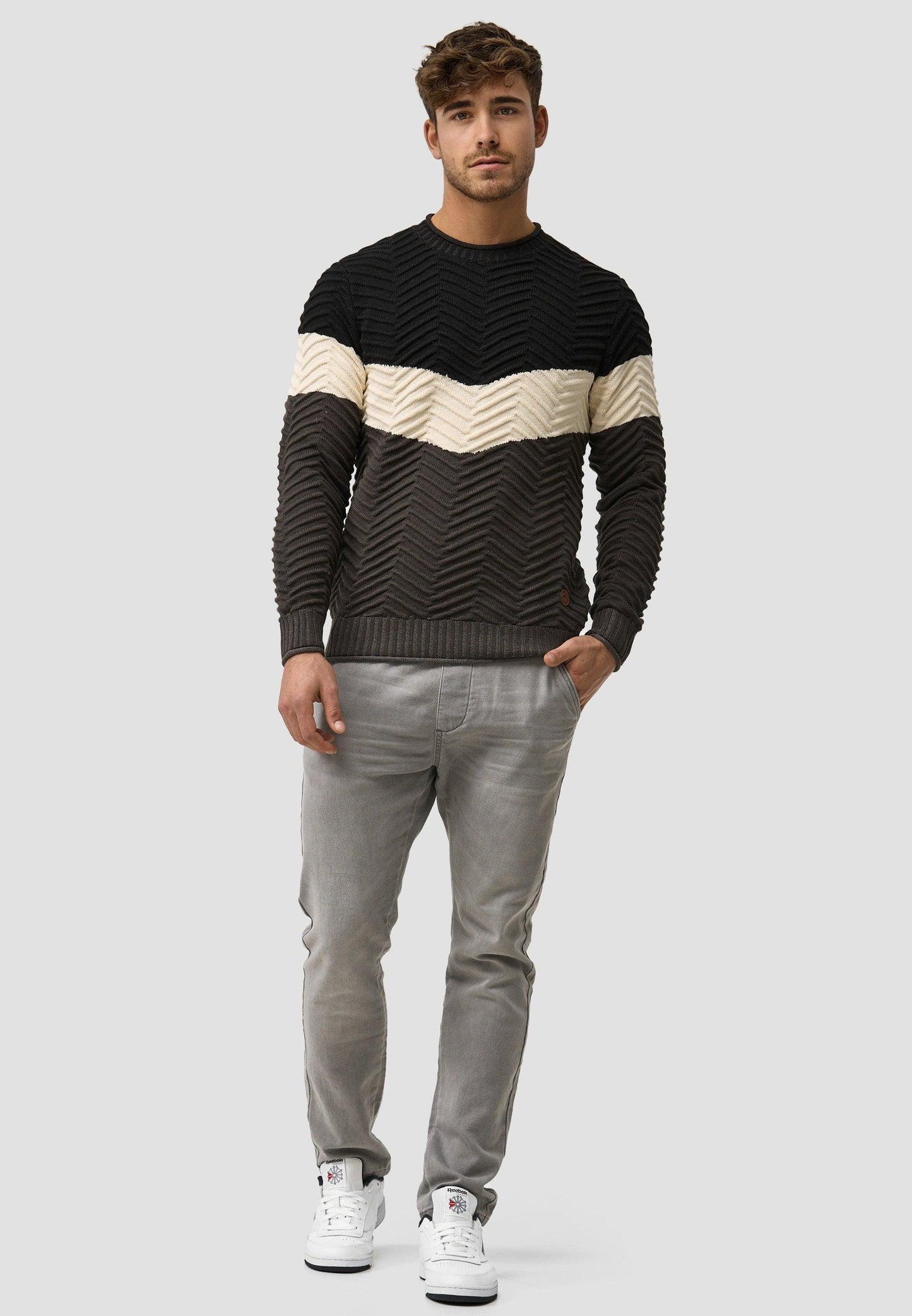 Damien - Vielseitiger Herren Strickpullover