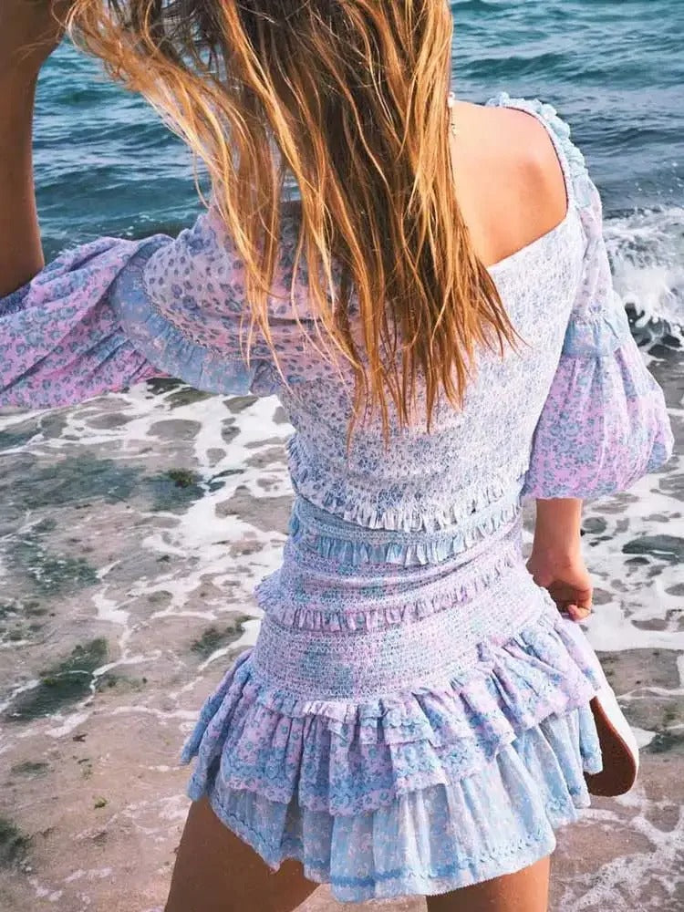 Heather - Rüschenkleid
