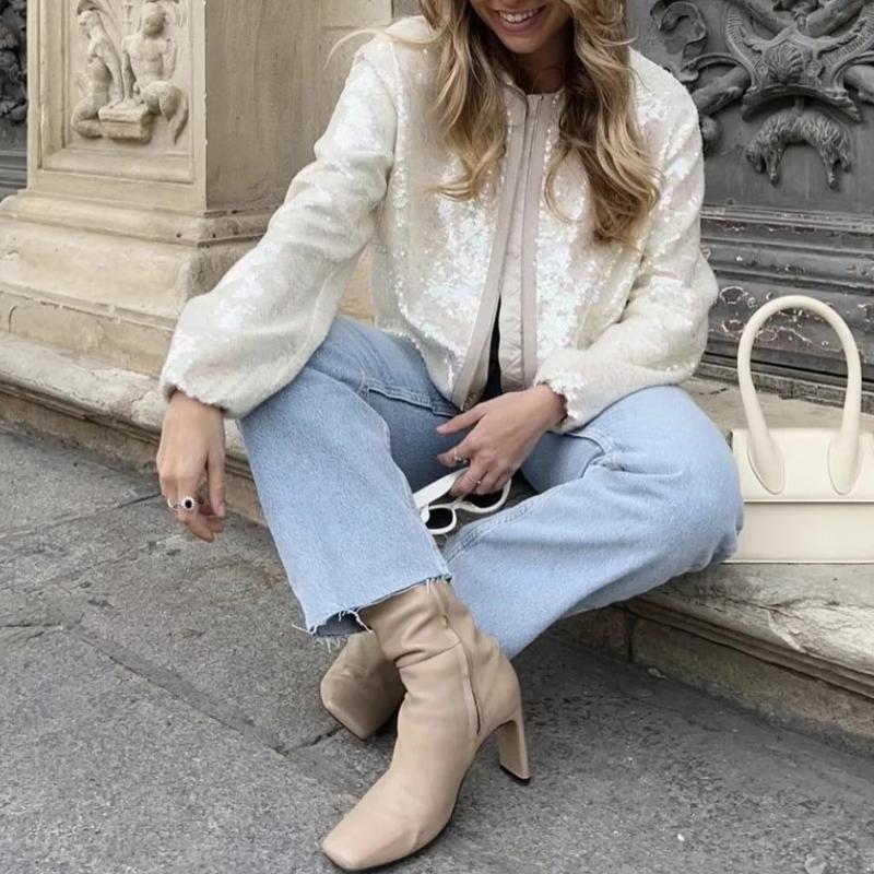 Georgia - Damen Jacke mit Pailletten