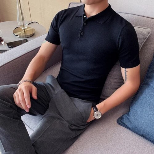 Ronnie - Gestricktes Herren-Polo