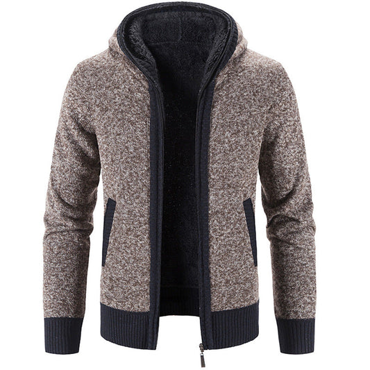 Isaac – Dicker Gestrickter Kapuzenpullover