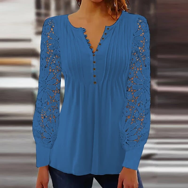 Genao -  Langärmelige Bluse Elegant und gemütlich