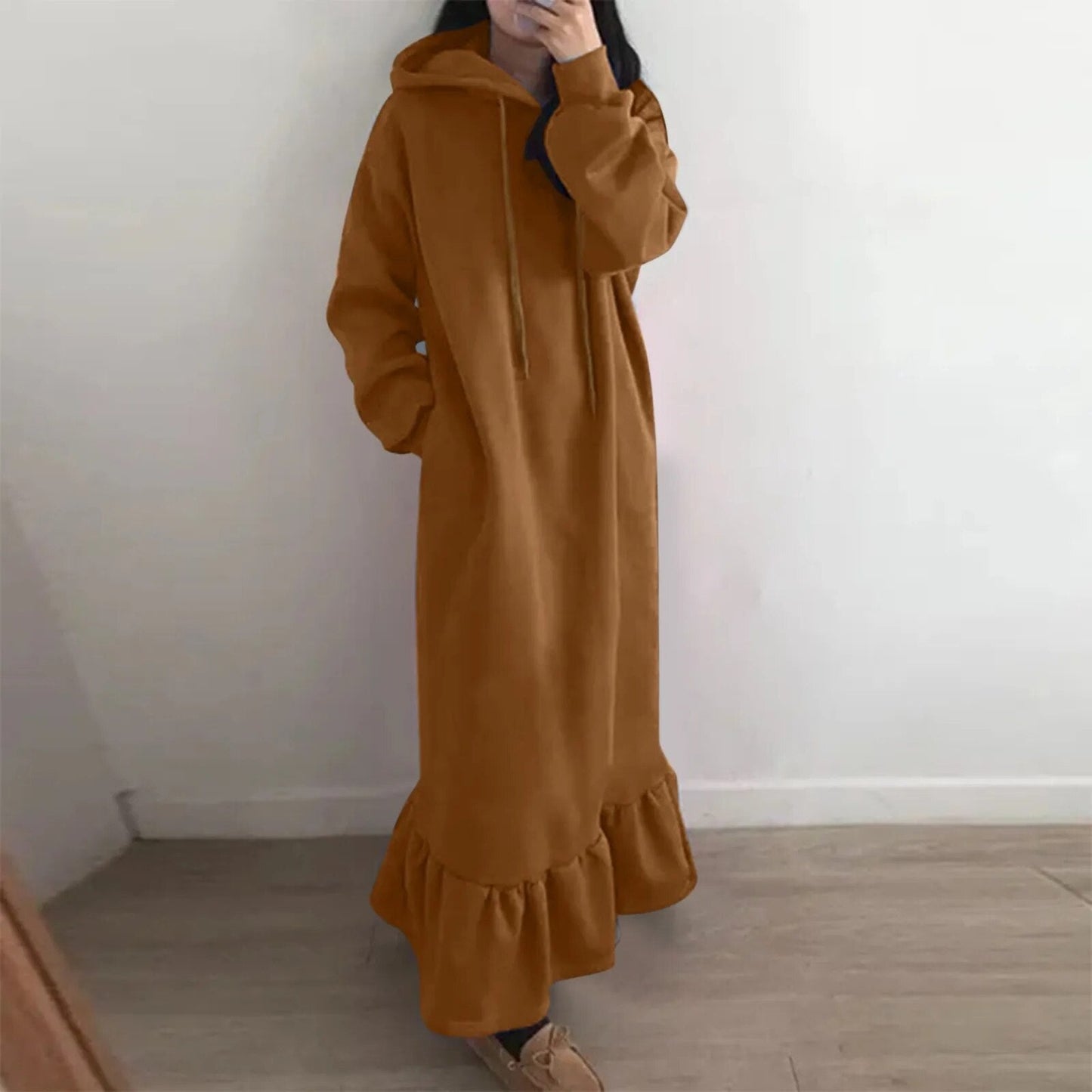 Mandy - Pulloverkleid mit Kapuze für Frauen