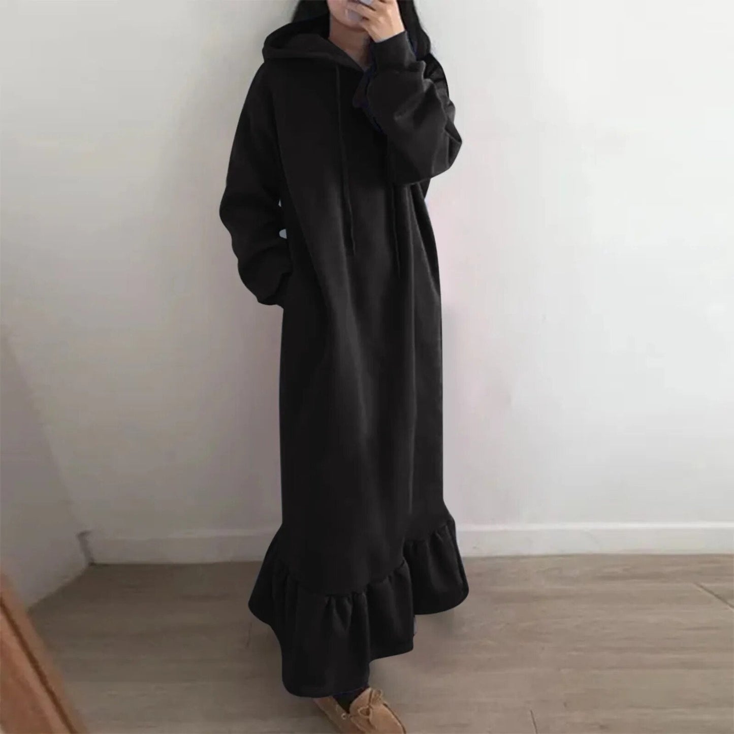 Mandy - Pulloverkleid mit Kapuze für Frauen