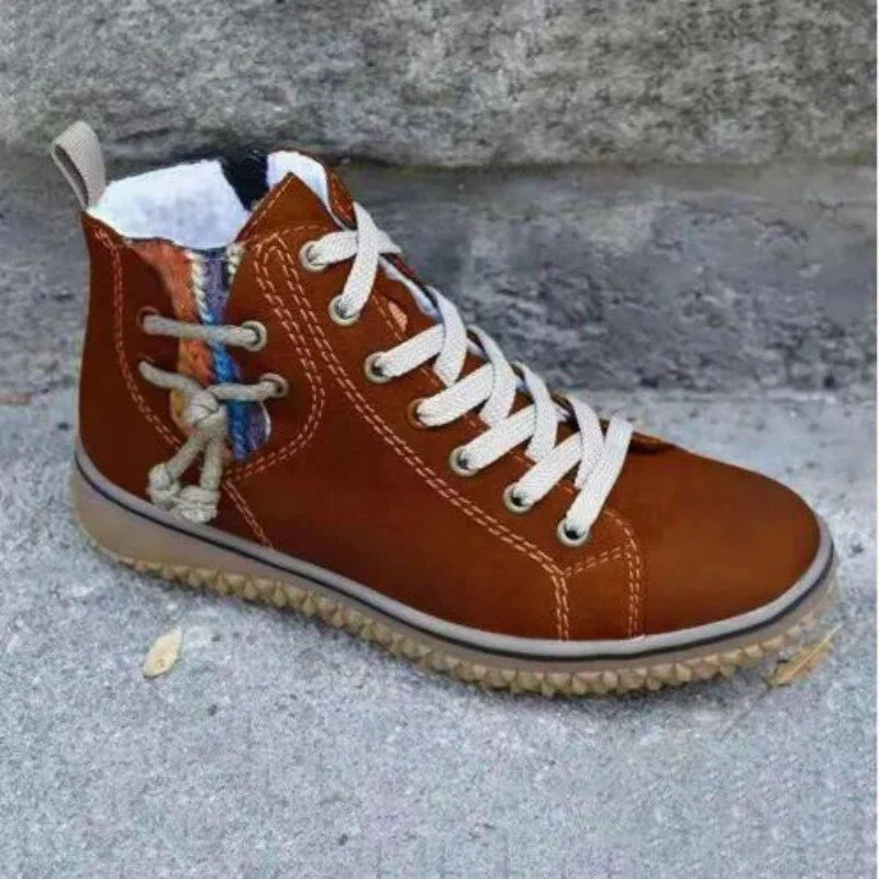 Elvera - Elegante Vintage-inspirierte Lederstiefel