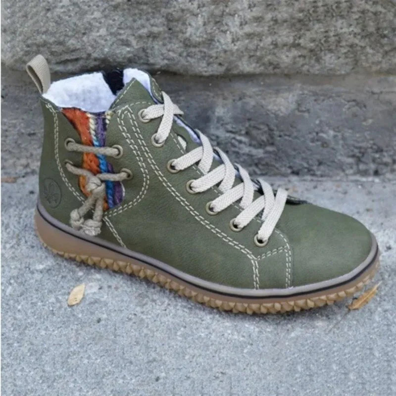 Elvera - Elegante Vintage-inspirierte Lederstiefel