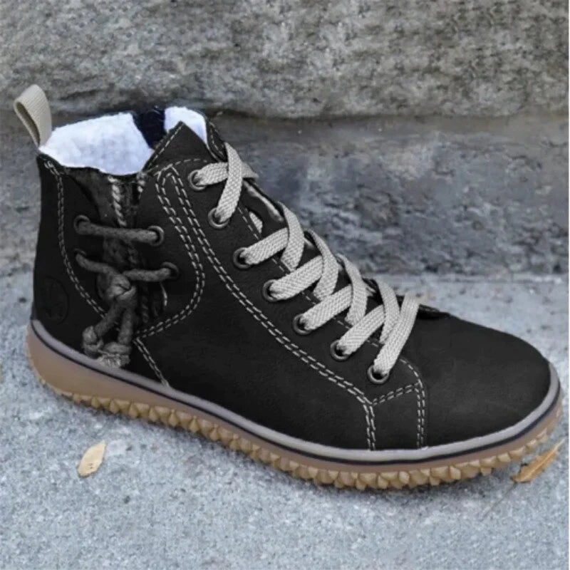 Elvera - Elegante Vintage-inspirierte Lederstiefel