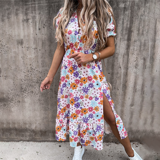 Daria - Lässig geschlitztes kleid