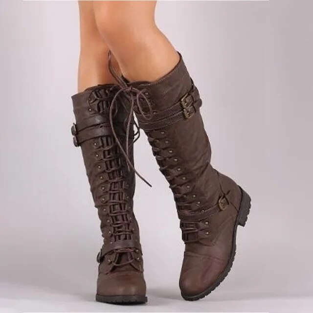 Fajen - Retro-Schnallenstiefel
