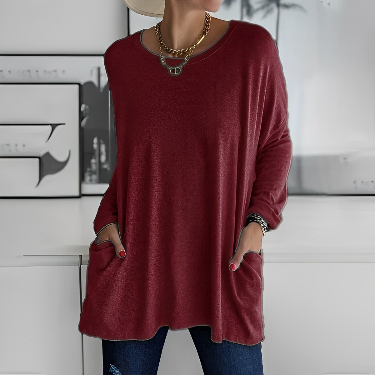 Dulcie - EleganceFlow Lässig schickes Hemd